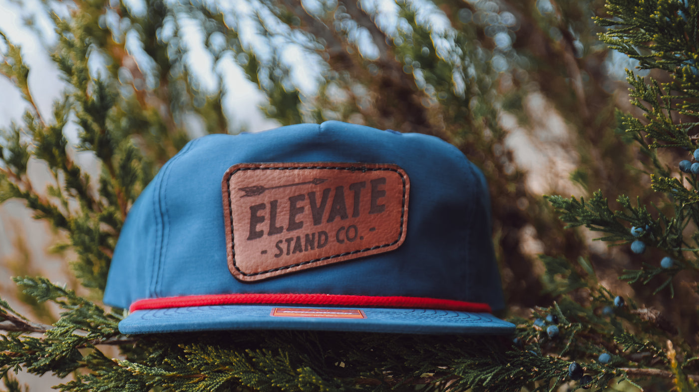 Vintage ESC Patch Rope Hat (Navy/Red)