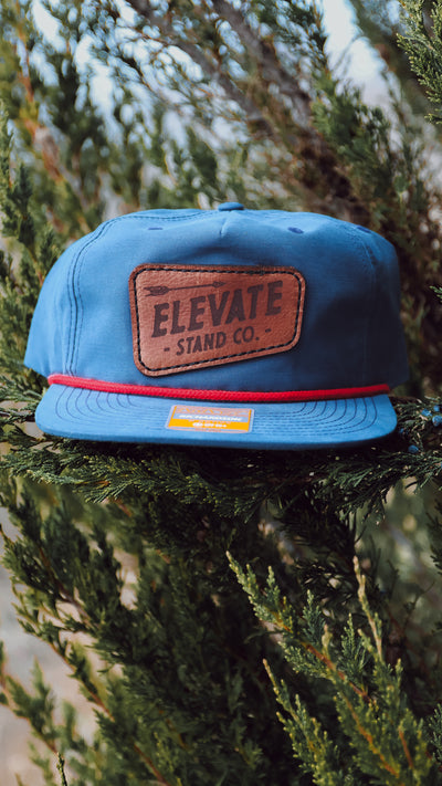 Vintage ESC Patch Rope Hat (Navy/Red)