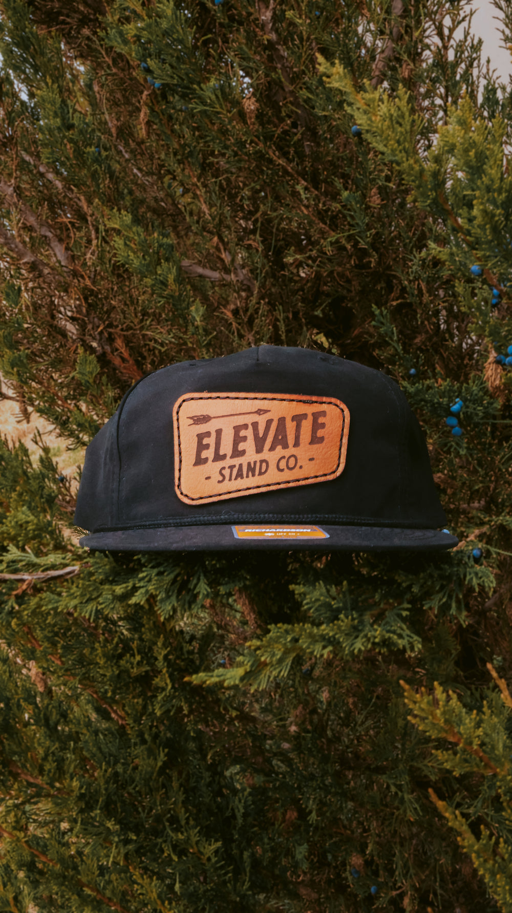 Vintage ESC Patch Rope Hat (Black/Black)