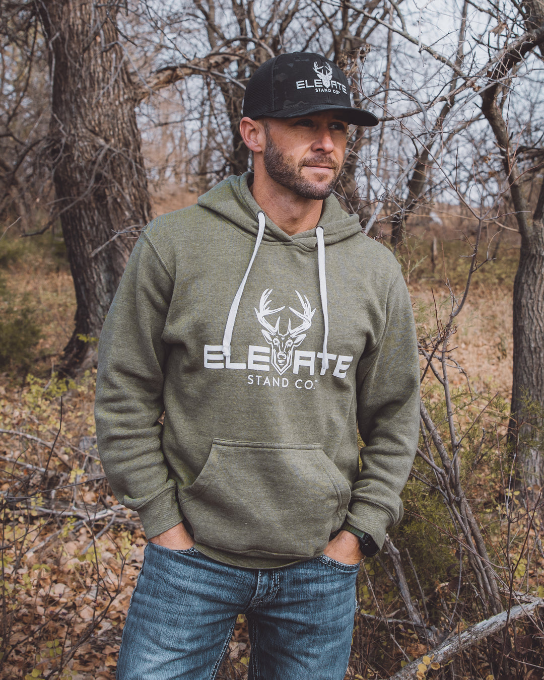 Light Olive Elevate Hoodie