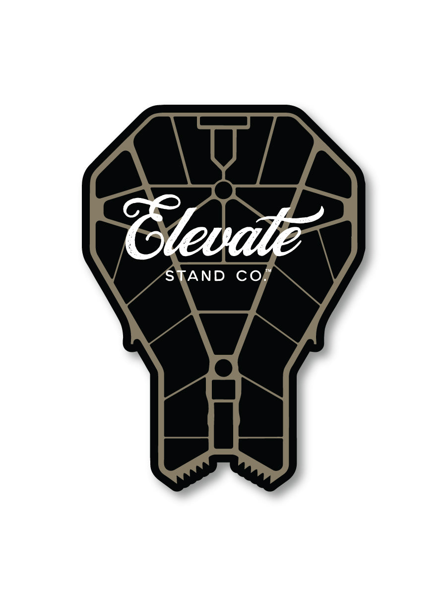 Ultra Stand Sticker - Black