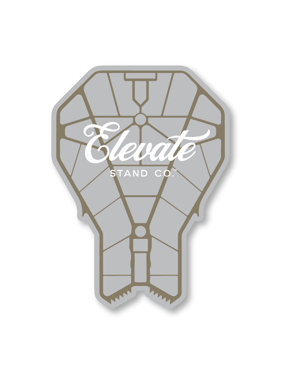 Ultra Stand Sticker - Gray
