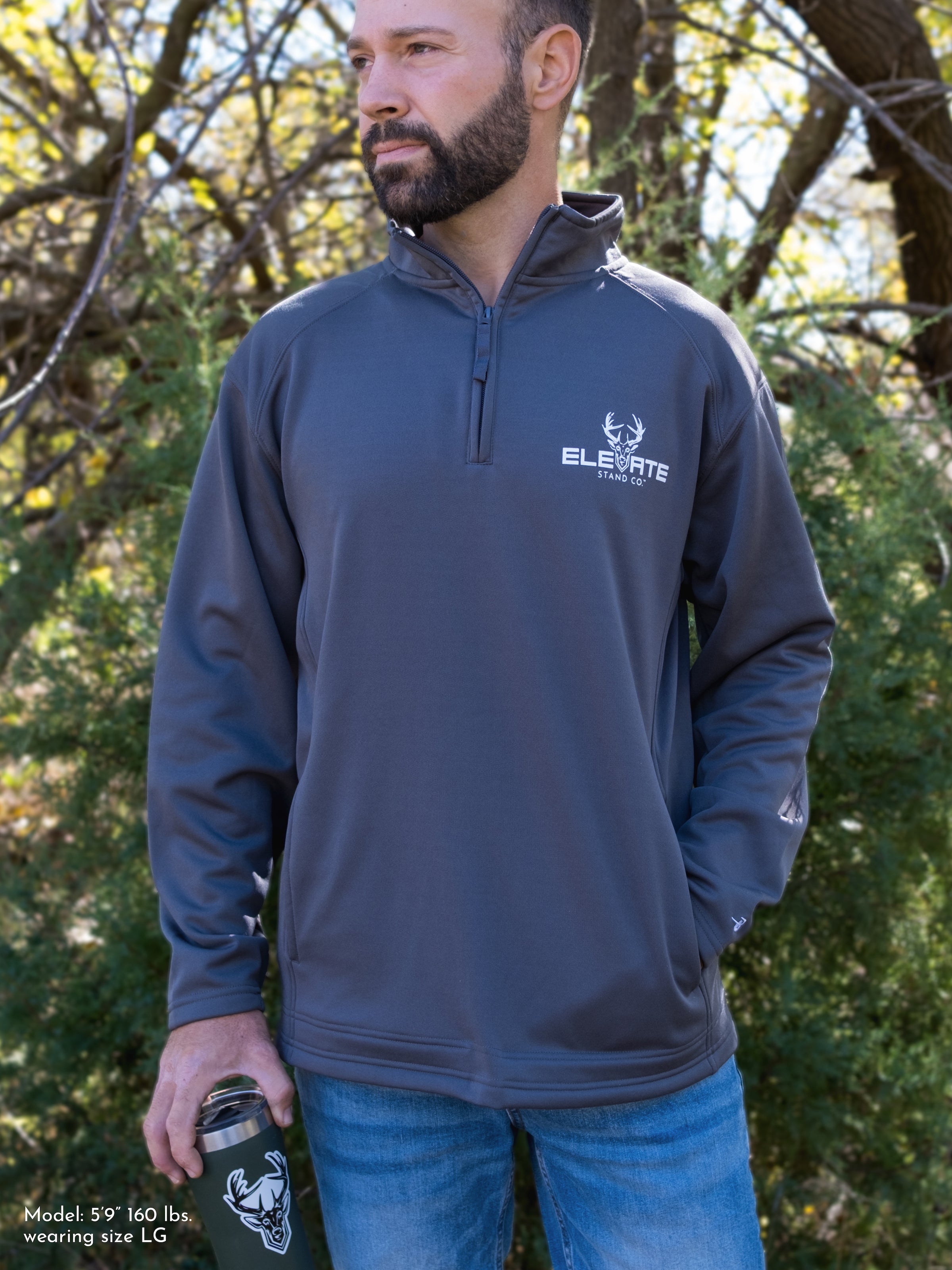 Elevate Midweight Quarter Zip Pullover – Elevate Stand Co.